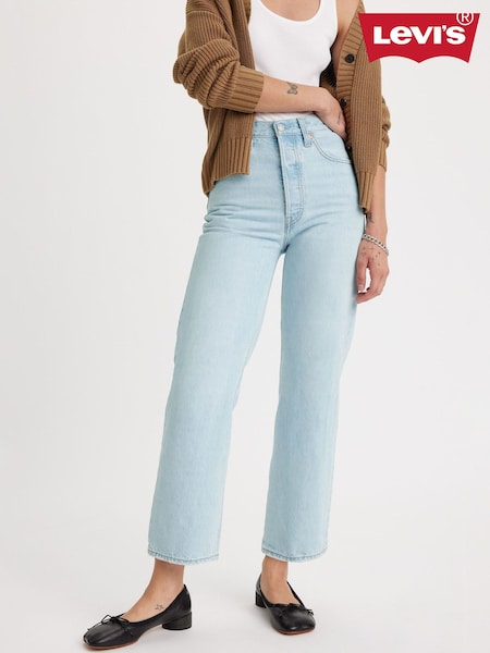 Levi's® Blue Ribcage Straight Ankle Jeans (AT0288) | £100