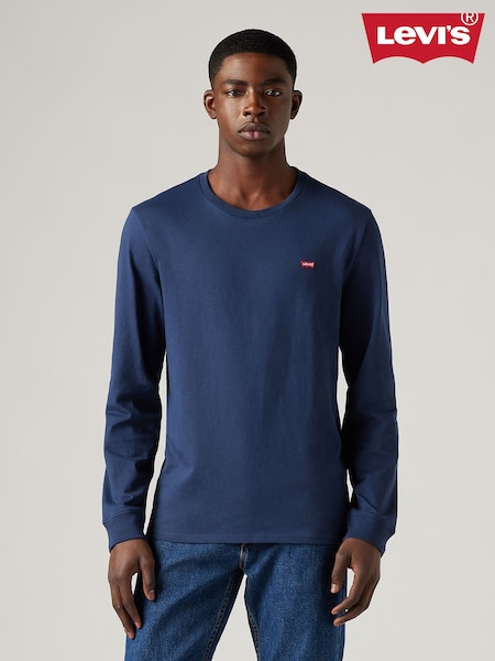 Levi's® Blue Original 100% Cotton T-Shirt (AT0305) | £30