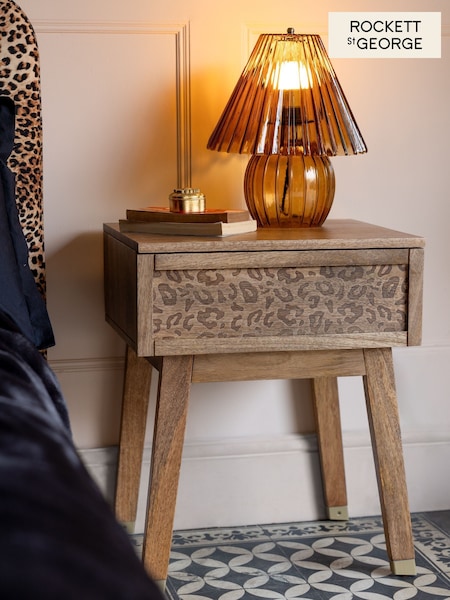Rockett St George Leopard Bedside Table (AT0381) | £299