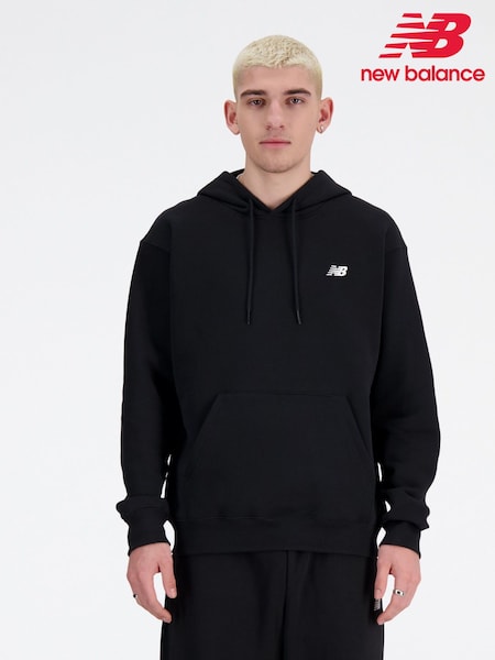 New Balance Black Mens Sport Essentials French Terry Hoodie (AT0406) | £60