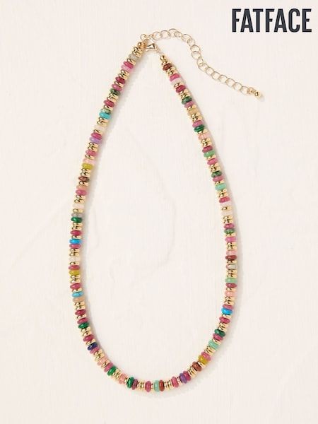 FatFace Multi Bright Beaded Necklace (AT0631) | £16.50