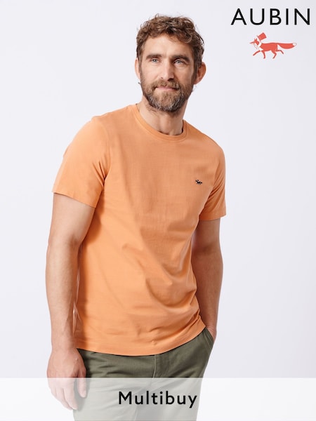 Aubin 100% Cotton White T-Shirt (AT0850) | £35