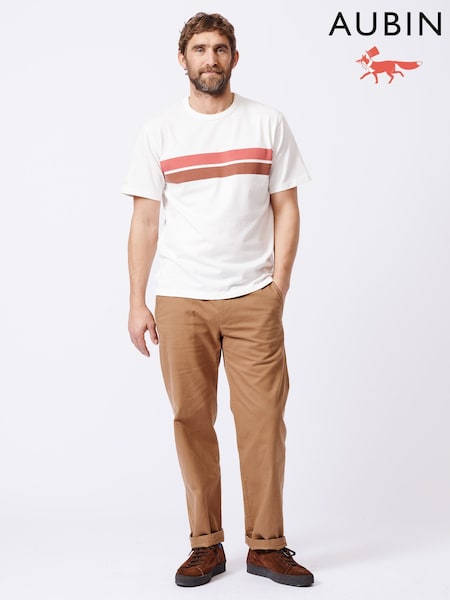 Aubin Blue Santon Relaxed T-Shirt (AT0861) | £49