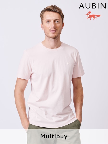 Aubin 100% Cotton White T-Shirt (AT0866) | £35