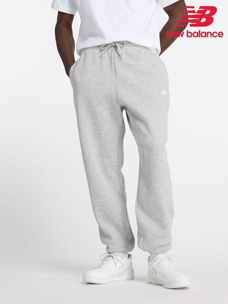 New Balance Dark Grey Mens Essentials Fleece Joggers (AT0889) | £50