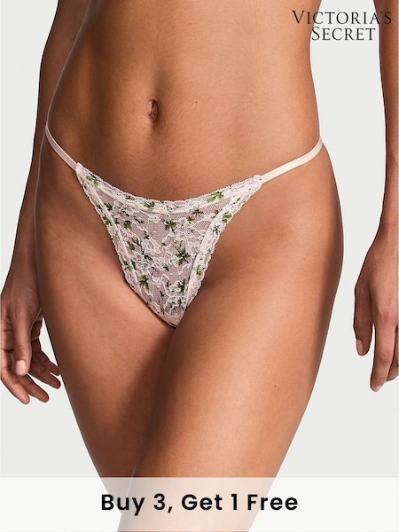 Victoria's Secret Purest Pink Thong Knickers (AT0915) | £9