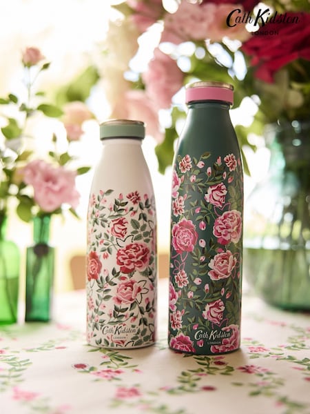 Cath Kidston Dolly Rose Stainless Steel Bottle Set (AT1024) | £34