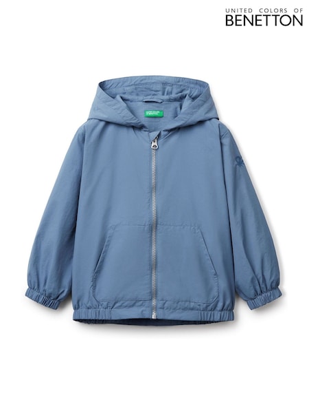Benetton Boys Blue Zip Hoodie (AT1094) | £30