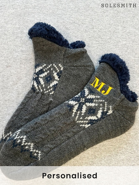 Solesmith Mens Nordic Slipper Boot Socks (AT1193) | £34