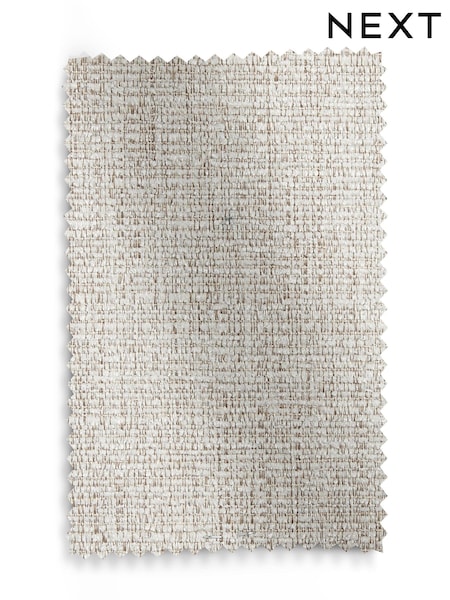 Natural Tweedy Plain Mia Storage Ottoman (AT1444) | £260