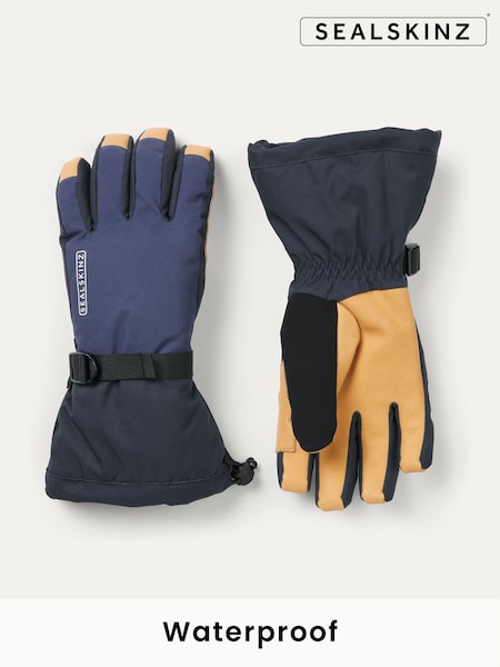 Sealskinz Fransham Waterproof Thermal Ski Gauntlet Gloves (AT1481) | £70