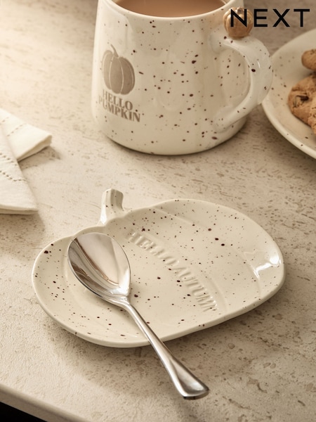 Neutral Speckle Autumn Pumpkin Spoon Rest (AT1487) | £8