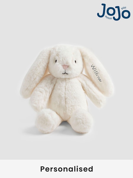 JoJo Maman Bébé Personalised Bunny - Small White (AT1523) | £18