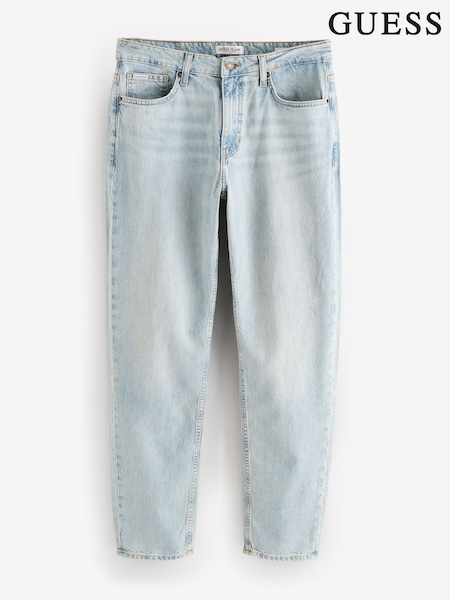 Guess Jeans Light Blue Denim Relaxed Fit Tapered 100% Cottton Jeans (AT1559) | £75