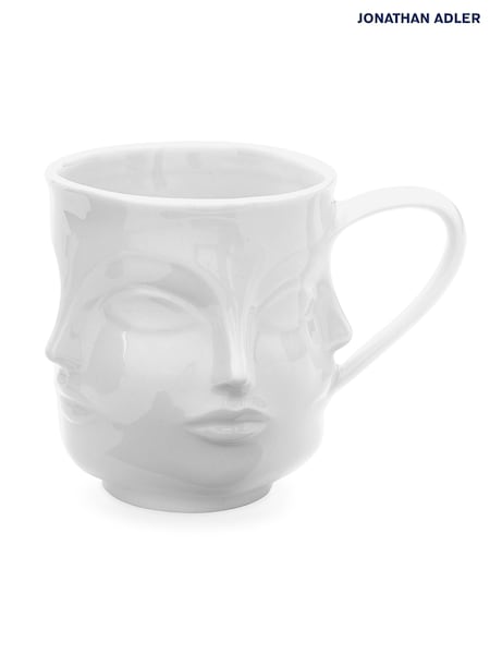 Jonathan Adler White Dora Maar Mug (AT1563) | £25