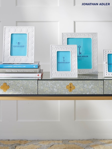 Jonathan Adler White Charade Moulding Frame (AT1574) | £85