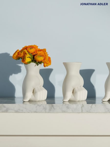 Jonathan Adler White Marcel Vase (AT1576) | £85