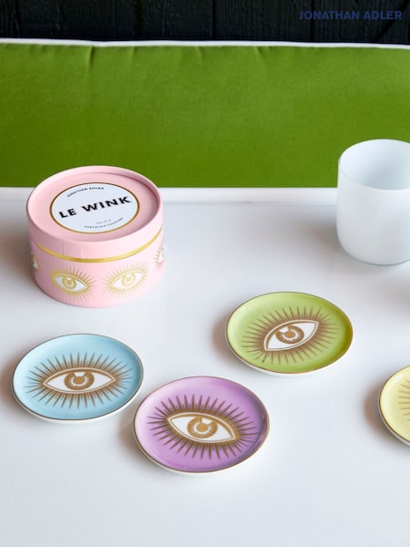 Jonathan Adler Set of 4 Le Wink Coasters (AT1586) | £95