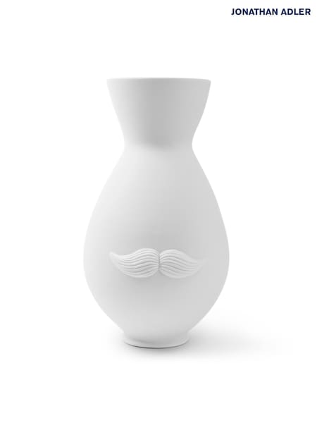 Jonathan Adler White Mr & Mrs Muse Reversible Vase (AT1590) | £98