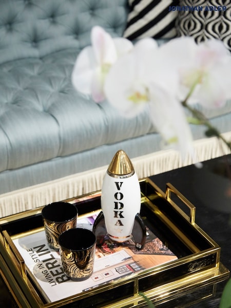 Jonathan Adler White Rocket Vodka Decanter (AT1599) | £175