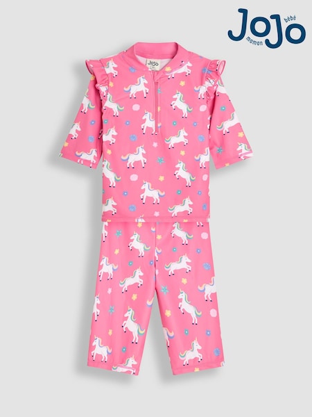 JoJo Maman Bébé Unicorn Unicorn Sun Protection Suit 2 Piece (AT1978) | £25 - £27