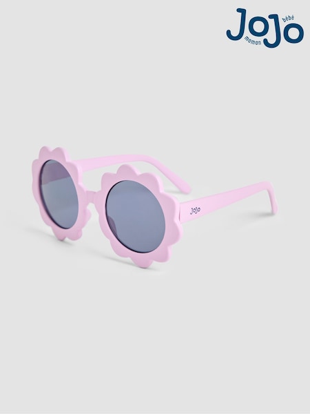 JoJo Maman Bébé Lilac Flower Shaped Sunglasses (AT2007) | £12.50
