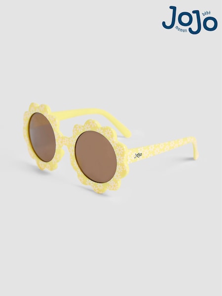 JoJo Maman Bébé Lemon Flower Shaped Sunglasses (AT2028) | £12.50