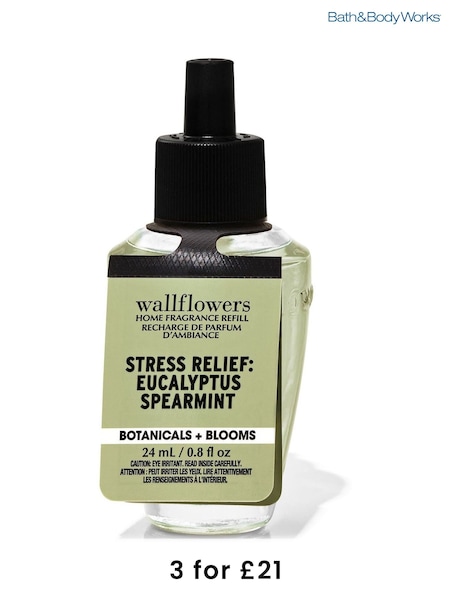 Bath & Body Works Eucalyptus Spearmint Wallflowers Fragrance Refill 0.8 fl oz / 24 mL (AT2079) | £9