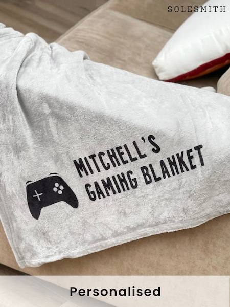 Personalised Gaming Blanket by Solesmith (AT2168) | £40
