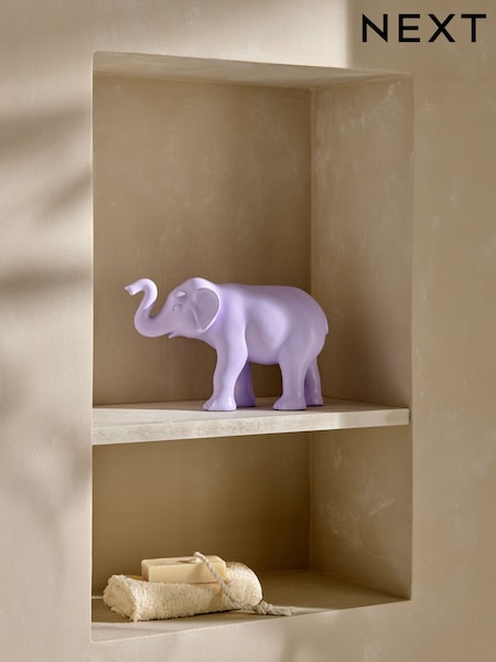 Purple LOROS Elephant Ornament (AT2189) | £16