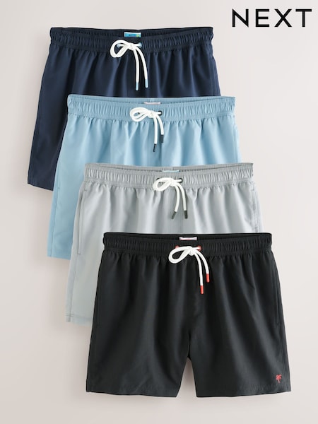 Core Essential Swim Shorts 4 Pack (AT2276) | £56