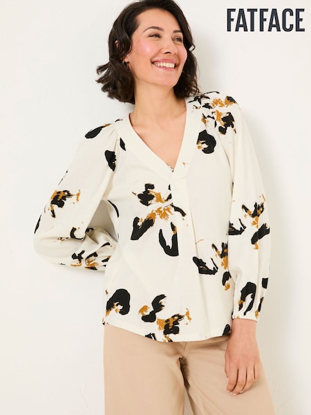 FatFace Channon Multi Floral Placement Blouse (AT2389) | £46