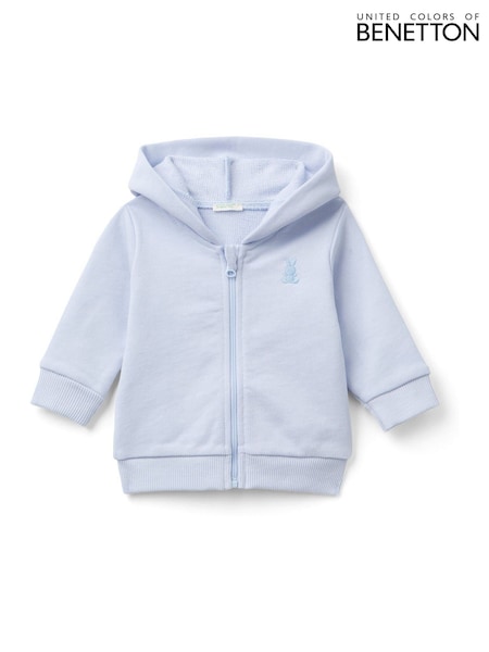 Benetton Baby Bear Ears 100% Cotton Hoodie (AT2436) | £20