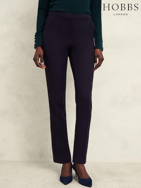 Hobbs Blue Petite Aly Trousers (AT2641) | £99