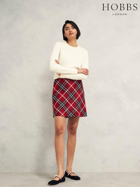 Hobbs Red Teia Skirt (AT2663) | £99