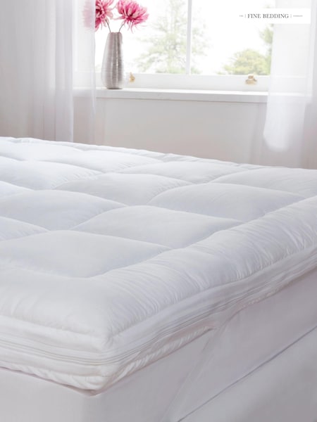 Fine Bedding Company White Dual Layer Ultimate Mattress Topper (AT2699) | £100 - £170