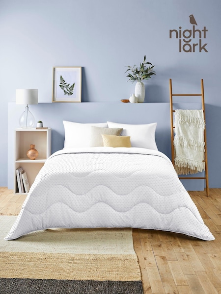 Night Lark Tufted Dot Coverless Duvet and Pillowcase Set 10.5 Tog (AT2859) | £60 - £90