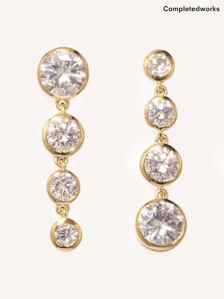 CompletedWorks Gold Tone The Light of the Past II Earrings (AT3152) | £225