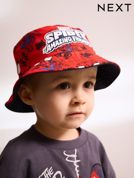 Red Spidey Bucket Hat (1-10yrs) (AT3418) | £10 - £12