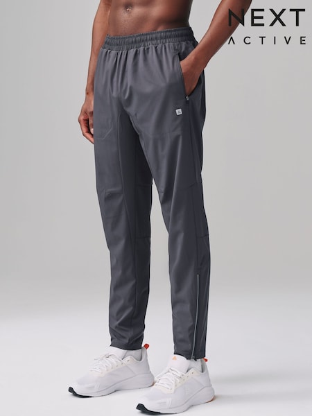 Slate Grey Active Gym Woven Training Joggers (AT3420) | £35