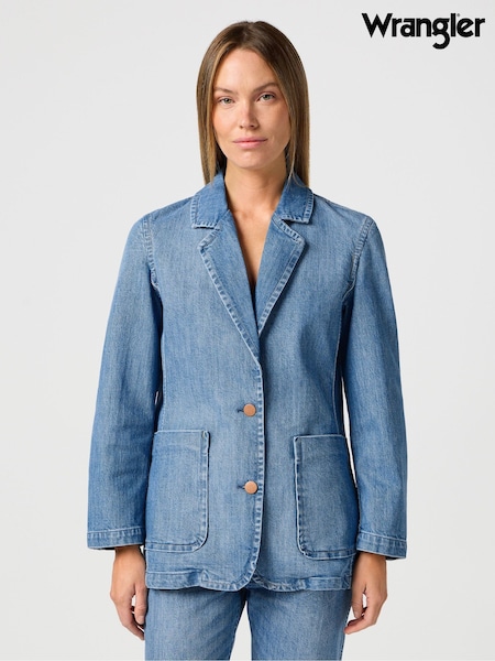 Wrangler Blue Blazer (AT3436) | £120