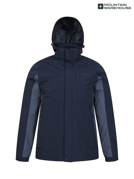 Mountain Warehouse Blue Thunderstorm Mens Waterproof 3-In-1 Jacket (AT3512) | £112