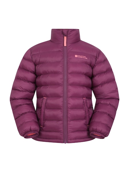Mountain Warehouse Pink Kids Vista Water Resistant Padded Jacket (AT3660) | £10