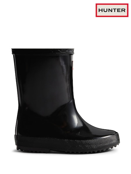 Hunter Kids First Gloss Wellington Boots (AT3949) | £40