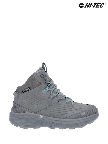 Hi-Tec Grey Fuse Trek Mid Hiking Boots (AT3982) | £85