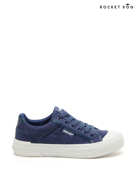 Rocket Dog Blue Cheery Binding 100% Cotton Shoes (AT3988) | £42