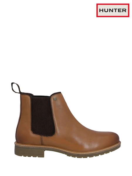 Hunter Munro Dealer Brown Boots (AT4006) | £120