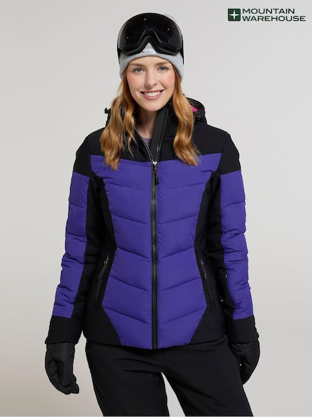 Mountain Warehouse Purple Womens Resort Recco Padded Ski Jacket (AT4041) | £176