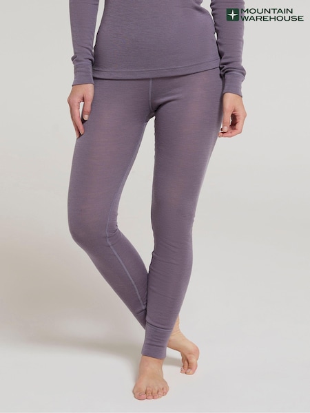 Mountain Warehouse Purple Merino II Womens Thermal Trousers (AT4104) | £48