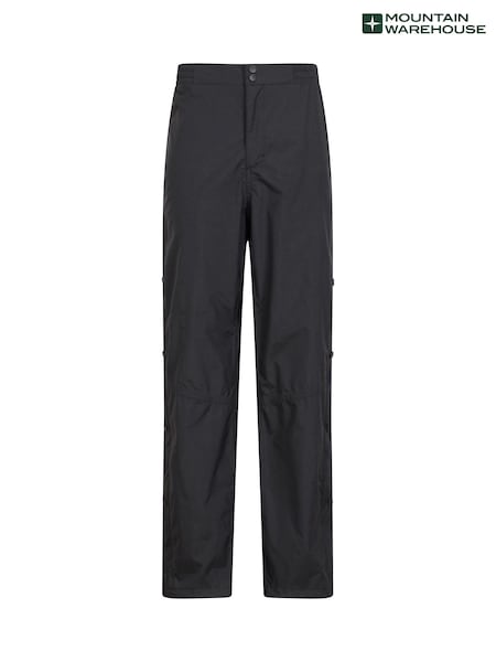 Mountain Warehouse Black Womens Regular Length Extreme Downpour Overtrousers (AT4109) | £65